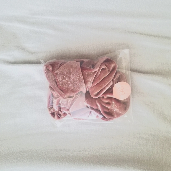 Marsala Sparkle Oversized Scrunchie | Little Poppy Co. - Picture 3 of 3
